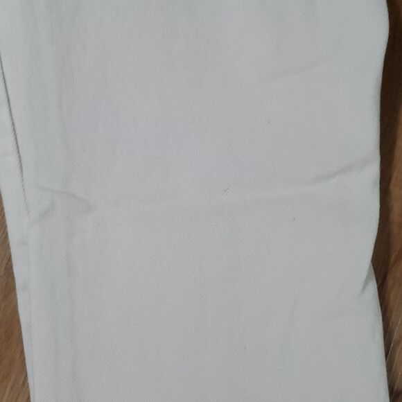 🔹️Michael Kors White Cropped Ankle Raw Hem Jeans Size 4/27 - Picture 14 of 15